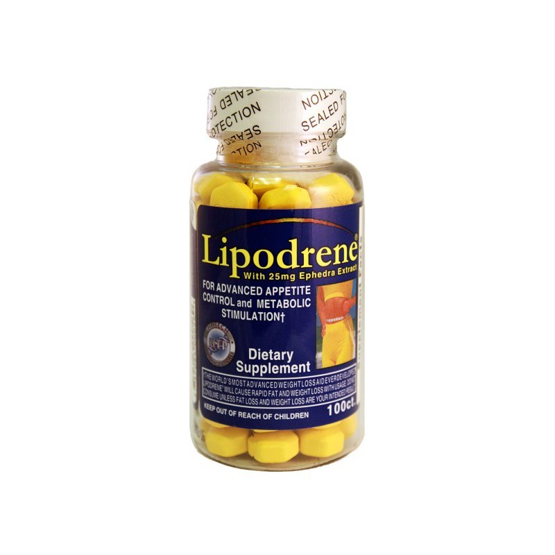 Suplemen Fitness Pembakar Lemak LIPODRENE 100 CT Hi-Tech Pharma