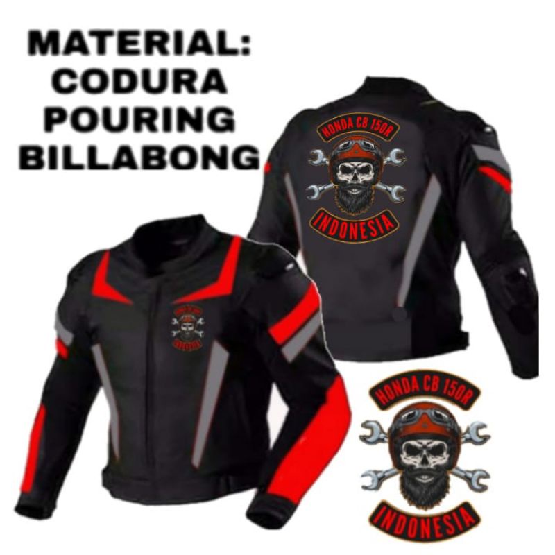 Jaket Touring Honda CB150R Full Protektor Jaket Motor cb150r Windproof 001