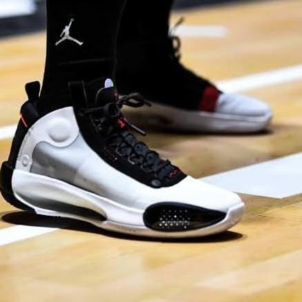 Sepatu Basket Nike Air Jordan 34 Bred / Nike Air Jordan XXXIV Bred