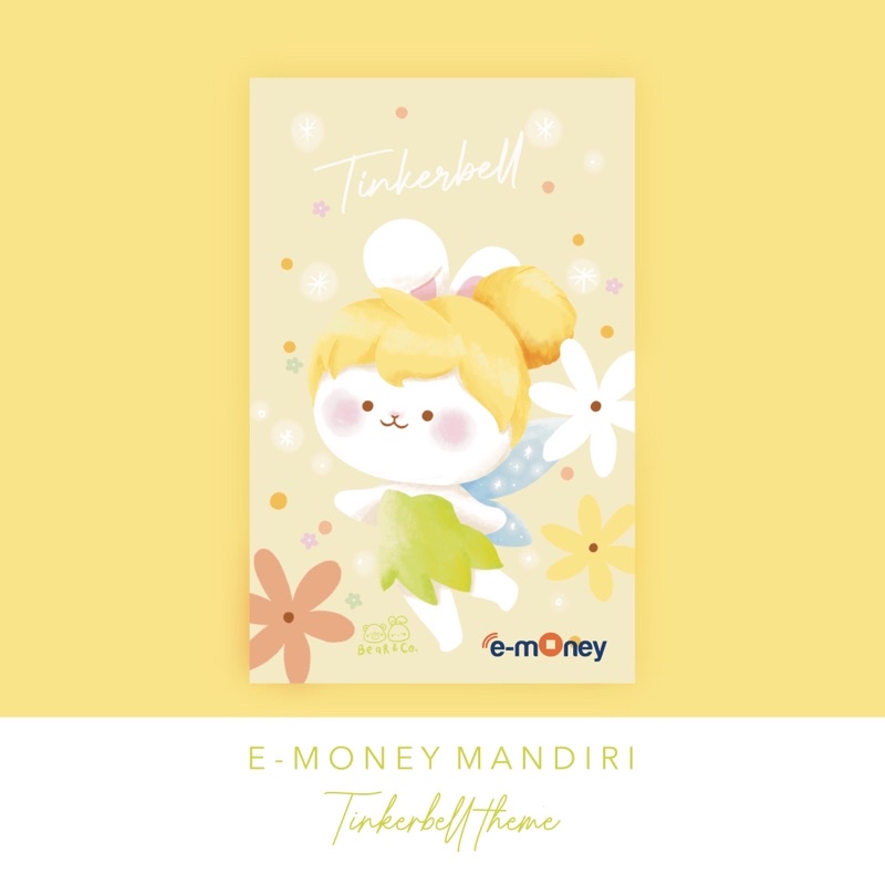 flazz card / e money tinkerbell disney princess