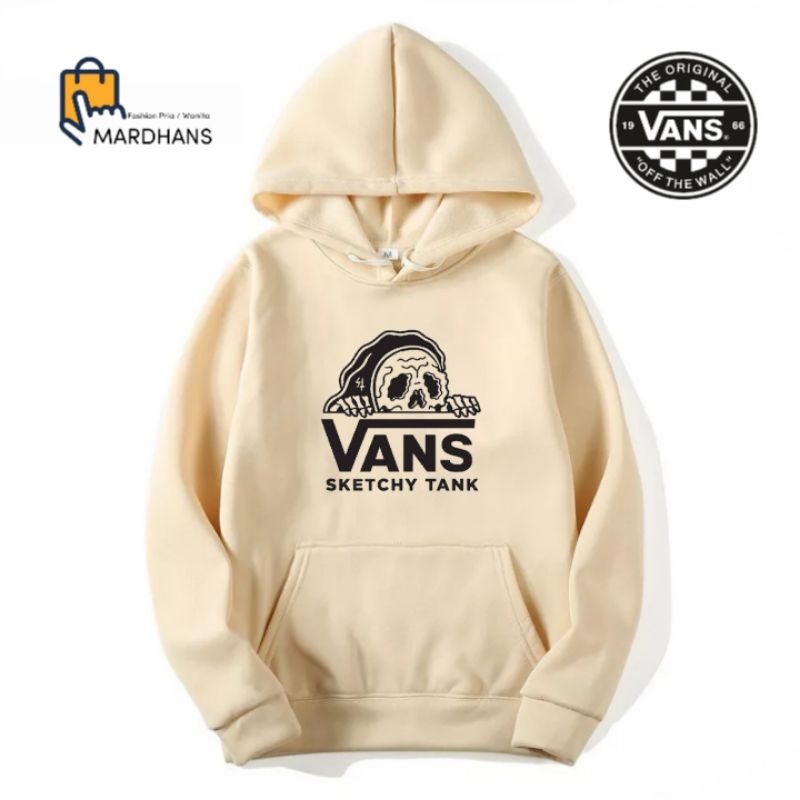 hoodie pria vans / jaket vans bahan premium flecce