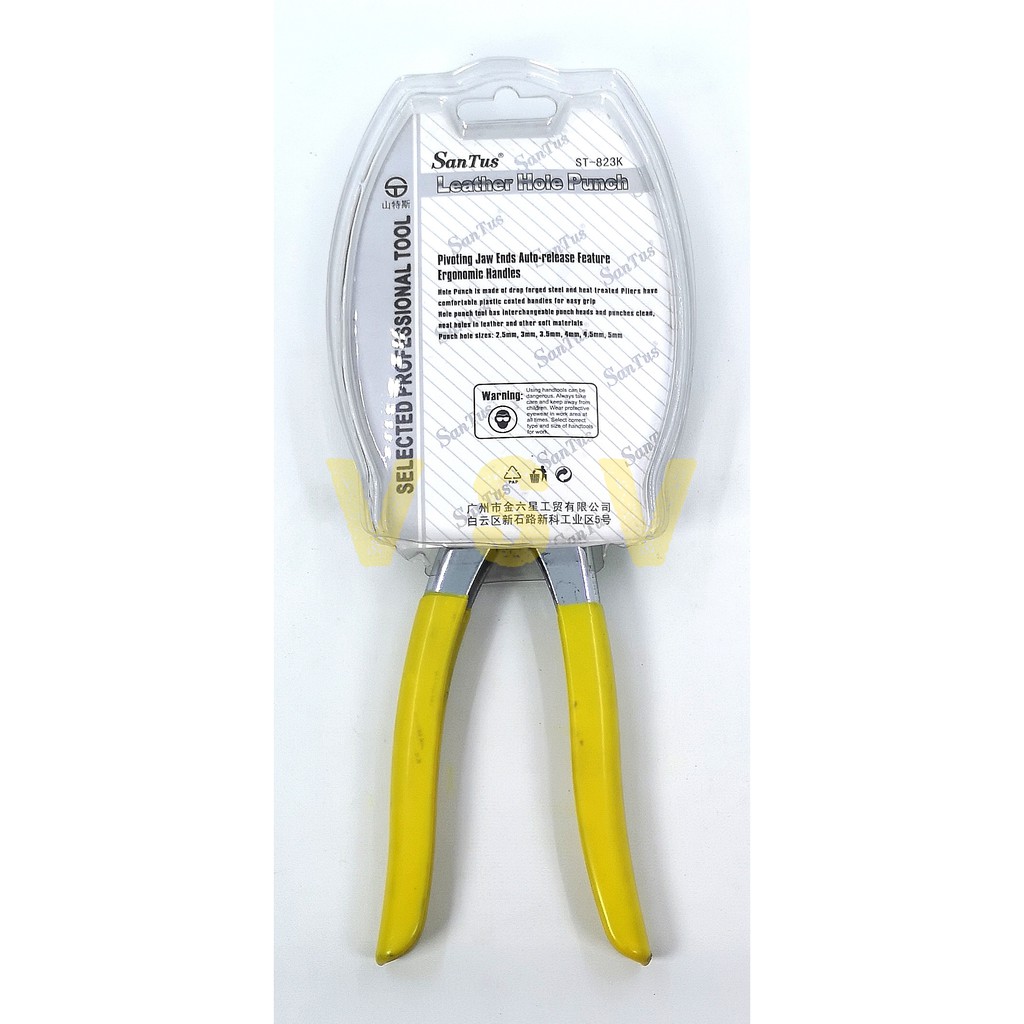Santus Leather hole punch / Pembolong gesper ban pinggang / plong kulit