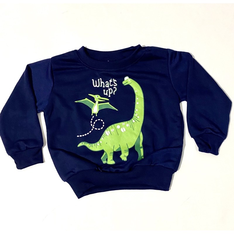 SWITER DINO ANAK PILIH WARNA BISA COD1-6 THUN