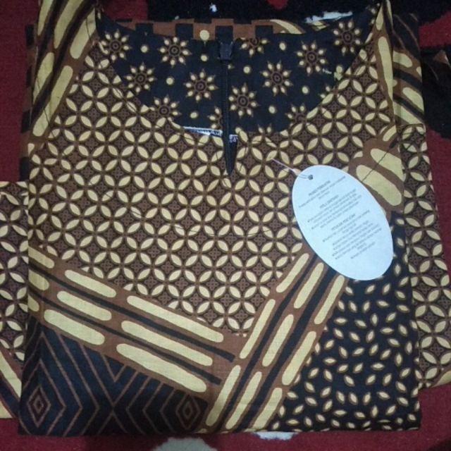 Terlaris Serut Genes Jelita Tunic Navbor Yelbor Whitbor Creambor Tunik Batik Modern Hrb030 Dolbi Dob