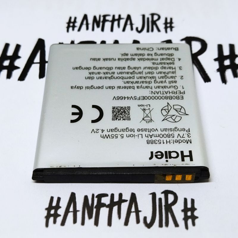 BATRE BATREI BATERAI BATTERY SMARTFREN ANDROMAX HAIER E2 E 2 Q B162CH E2 BIASA H15388 4G LTE (5800 m