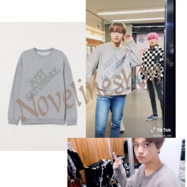 SWEATER BASIC CREWNECK SWEATSHIRT KPOP NCT HAECHAN JUST SATURDAY