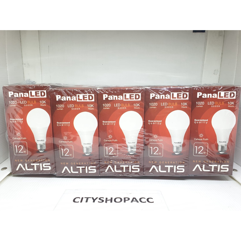 PANALED ALTIS LED Lampu Bohlam Bulb 12W / 12 watt E27 220V Putih 6500K