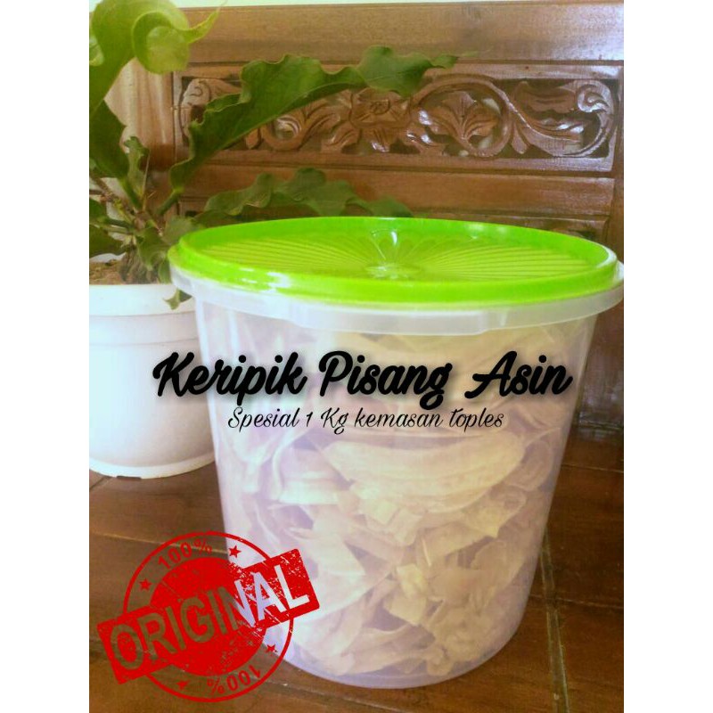 

Keripik Pisang Original (Asin) 1kg