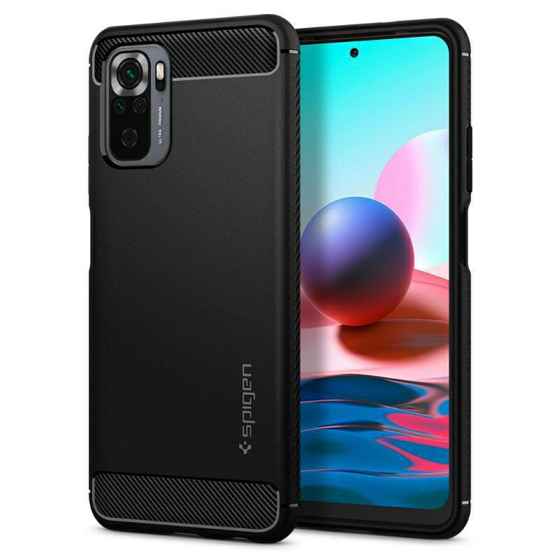 spigen rugged armor xiaomi redmi note 10 & redmi note 10 pro