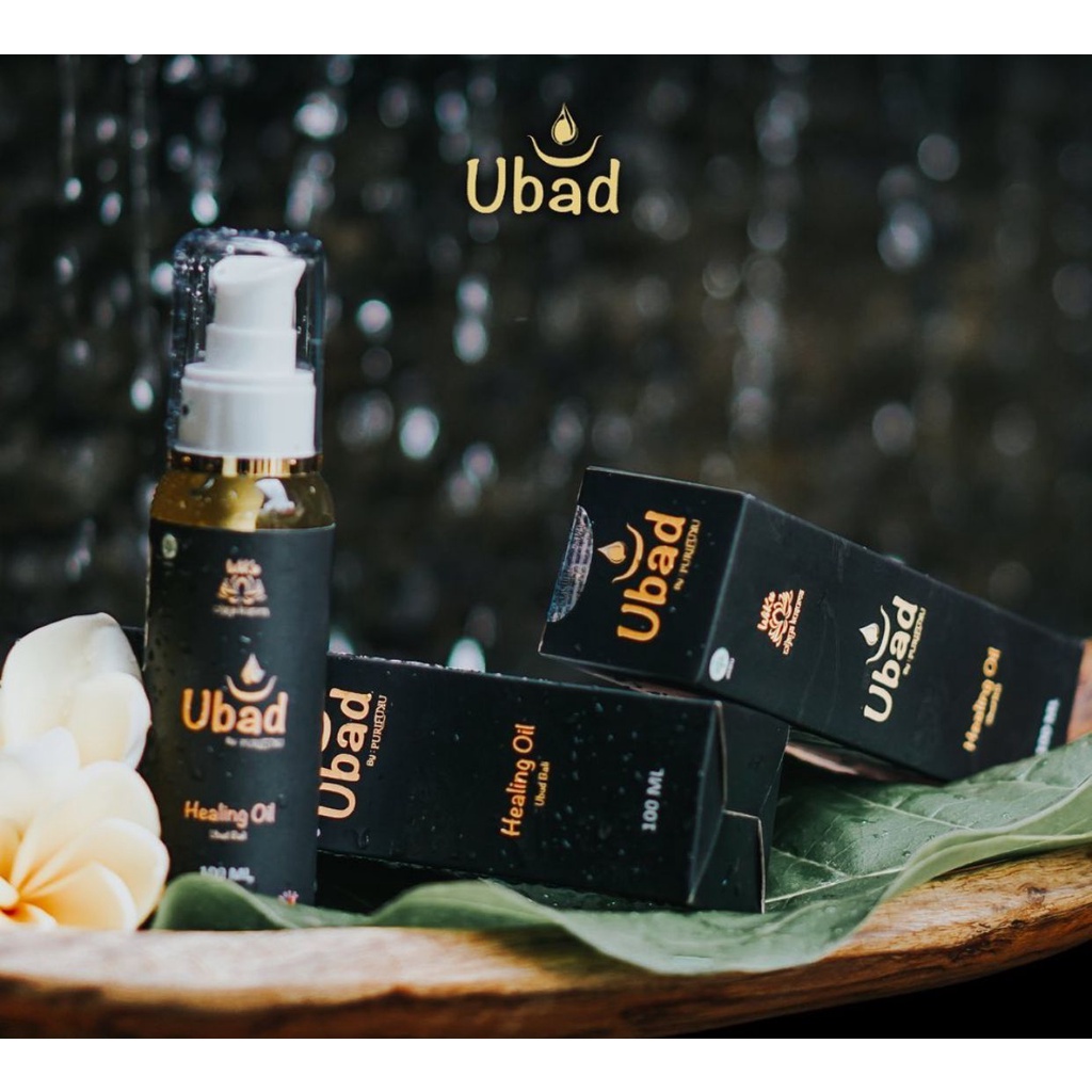 Healing Oil Ubad - MINYAK BALUR UBAD X PURIFUKU - 100ML ORIGINAL BALI Bantu Jaga Daya Imunitas Tubuh