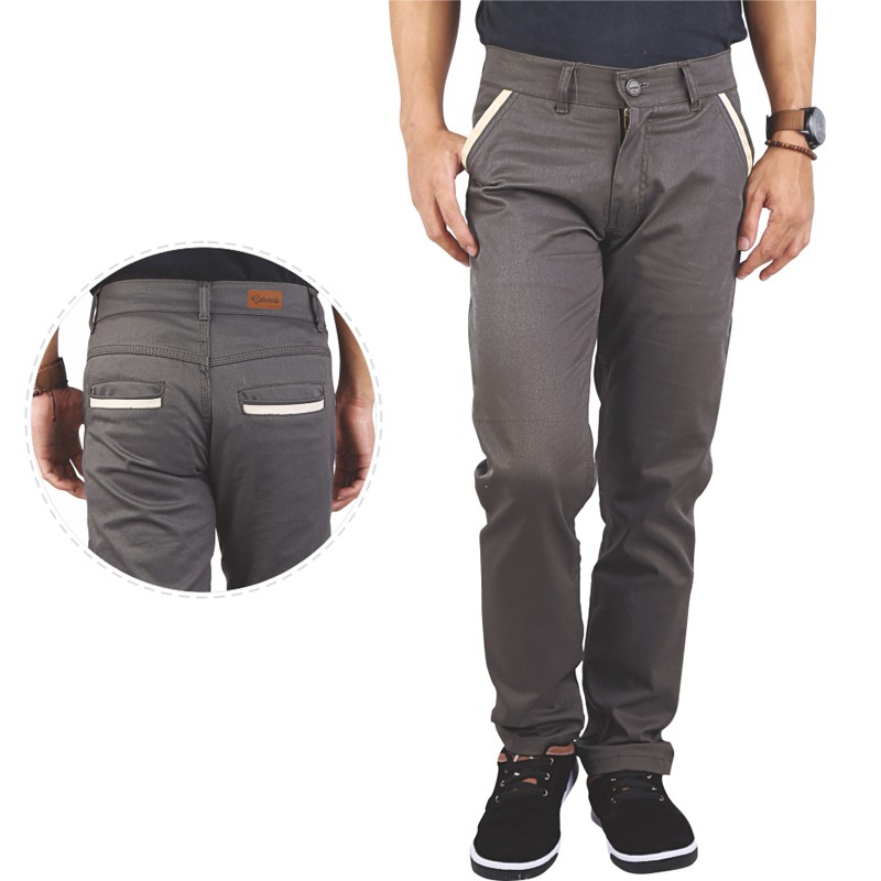 Celana Bahan Pria Nj 914 Catenzo Bahan Cotton Warna Gray Celana Bahan Pria Nj 914 Catenzo Bahan Cotton Warna Gray