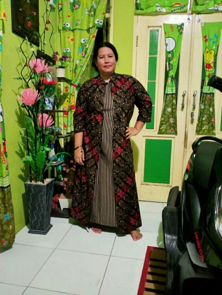 Maura Couple - Sania Ruffle Batik Couple Ori Ndoro Jowi Garansi Termurah Shopee -