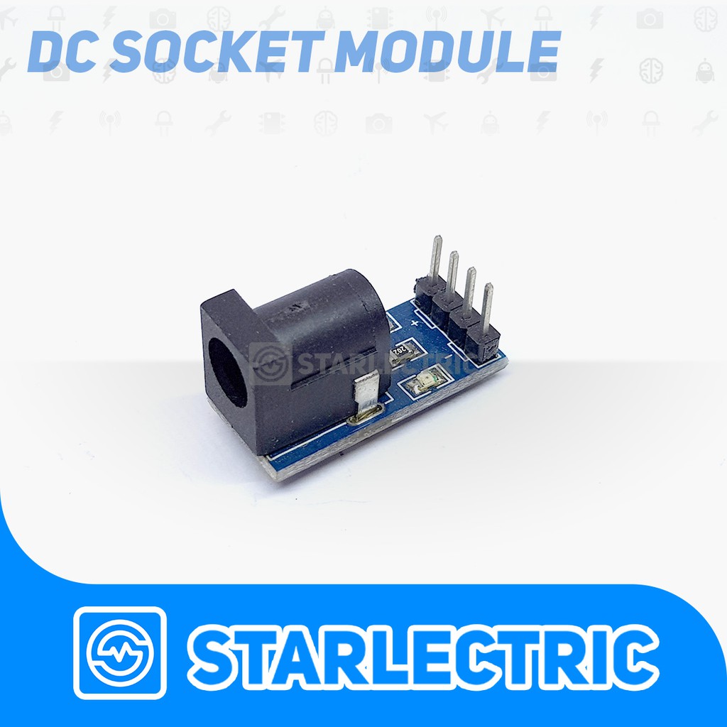 DC-005 Module Socket Female DC 5.5mm x 2.1mm Jack DC IN 9v 12V