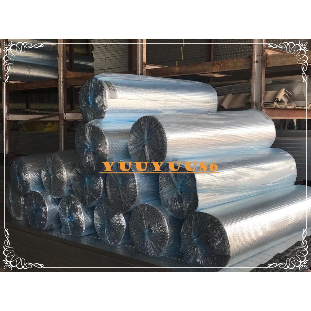 ALUMINIUM FOIL BUBBLE PER ROL/METALIZING BUBBLE FOIL/PEREDAM PANAS ATAP RUMAH DAN DINDING