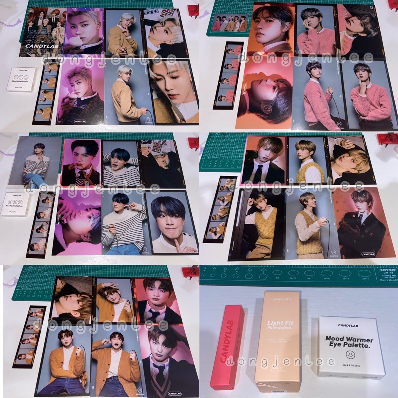 Candylab Japan NCT Dream Postcard photostrip set jaemin jeno renjun jisung chenle liptint blush pc