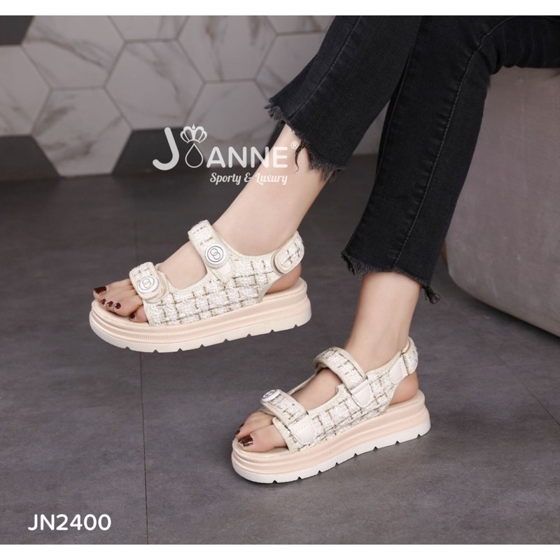 RESTOCK!! JOANNE Wedges Sandals Gunung Import JN2400 [ORIGINAL BRAND]