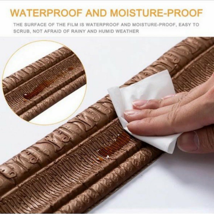 Wallpaper Foam 3D List / Stiker Dinding Atas / Wall Sticker List - 5MM-5