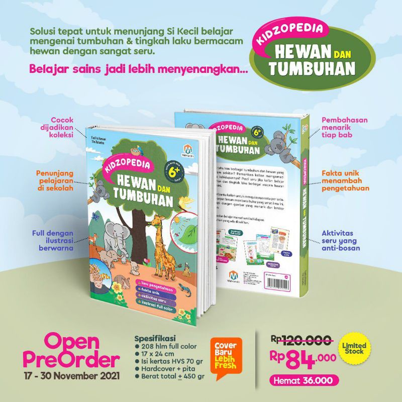

KIDZOPEDIA HEWAN DAN TUMBUHAN