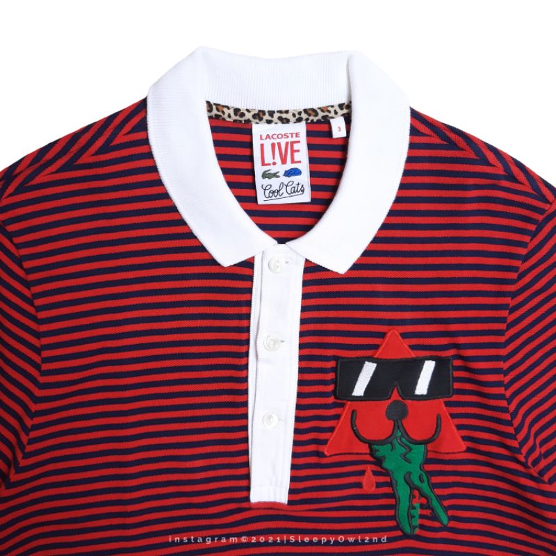 Polo Shirt Lacoste × Cool Cats Stripes