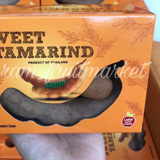

♧ Buah tamarind tamarin Asem Asam Manisan Bangkok Thailand 250gr ➮