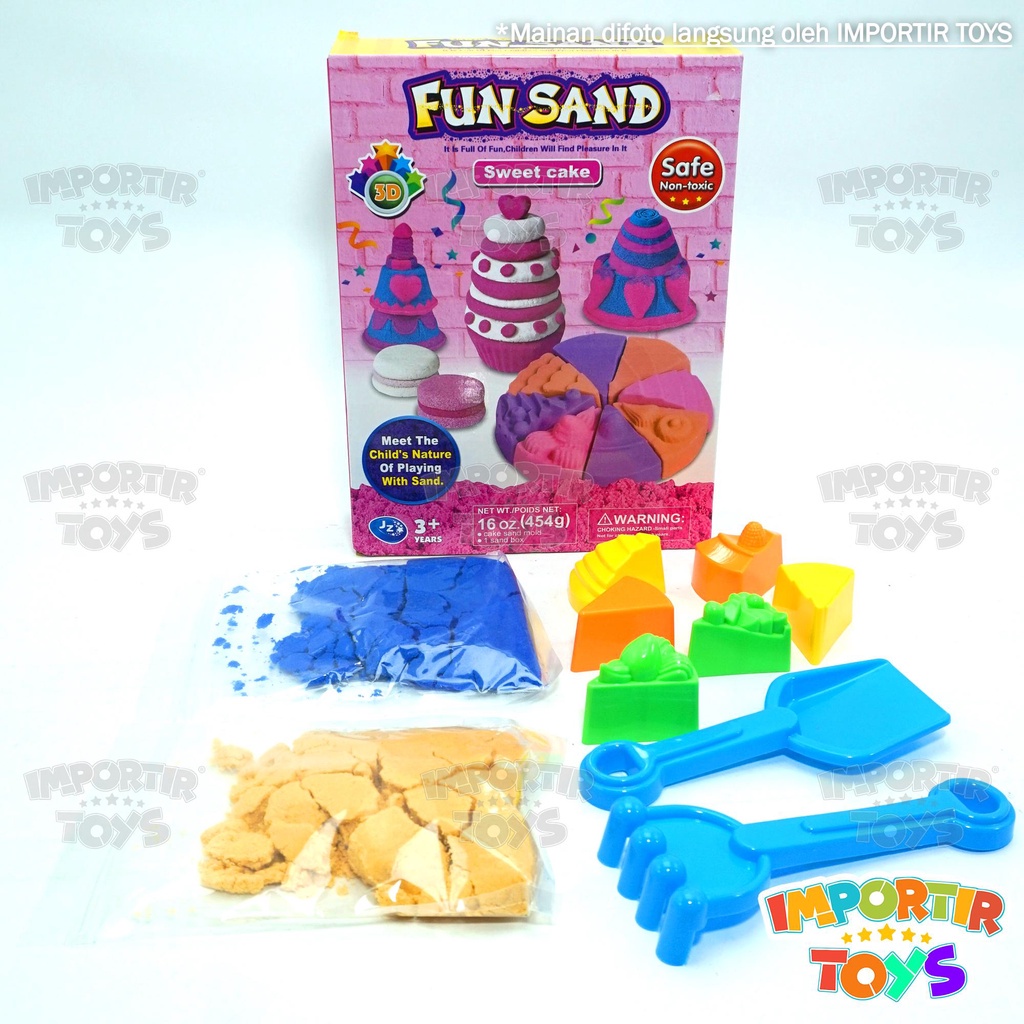 Mainan Pasir Sand Play Set Fun Sand Mainan Anak Edukasi Toys Kid