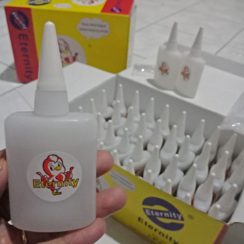LEM ETERNITY JUMBO GAMBAR BURUNG 1 BOX ISI 40 PCS LEM KOREA