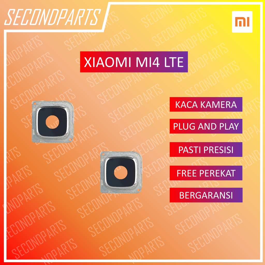 KACA LENSA KAMERA BELAKANG XIAOMI MI4 MI 4 ORIGINAL