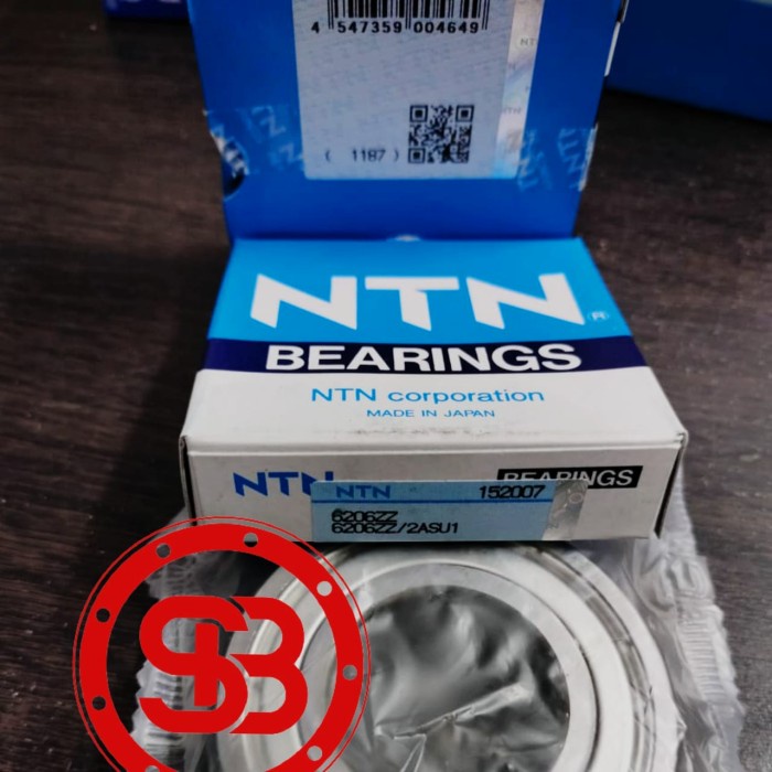 Bearing 6206 ZZ NTN / 6206ZZ C3 NTN JAPAN ORIGINAL