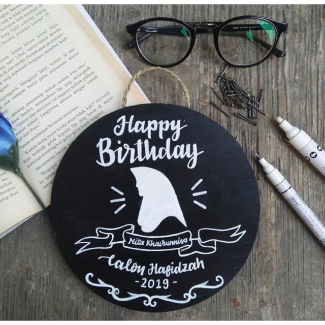 Talenan Lukis Bulat Murah / Kado Aesthetic