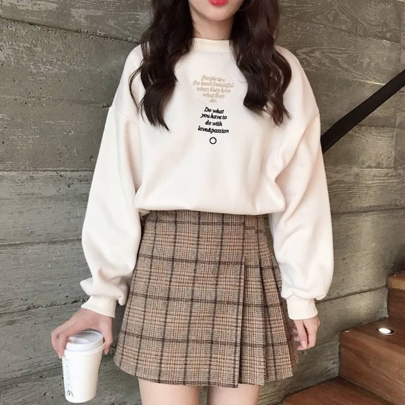 SWEATER-SWEATER WANITA-SWEATER MURAH-HOODIE-ONITSUKA SWEATER- SWEATER OVERSIZE