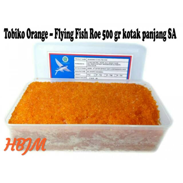 

Tobiko Orange – Flying Fish Roe 500 gr kotak panjang SA