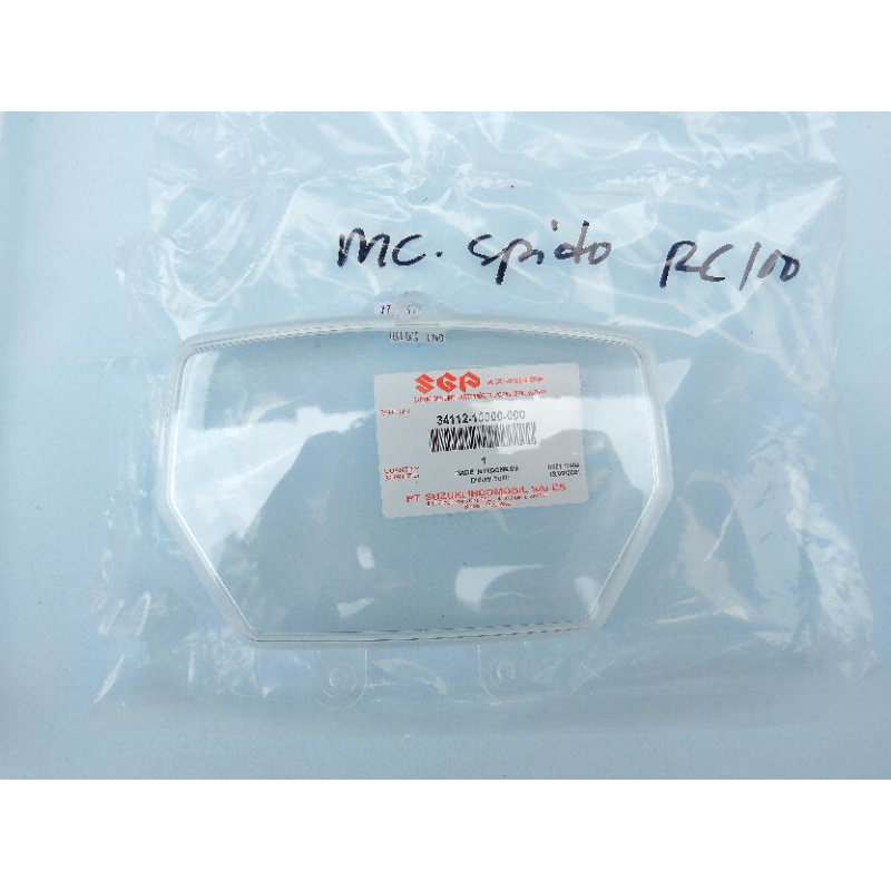 MIKA SPEDOMETER SUZUKI RC 100 RC BRAVO ORIGINAL KACA SPEDOMETER SUZUKI RC BRAVO SUZUKI RC 100