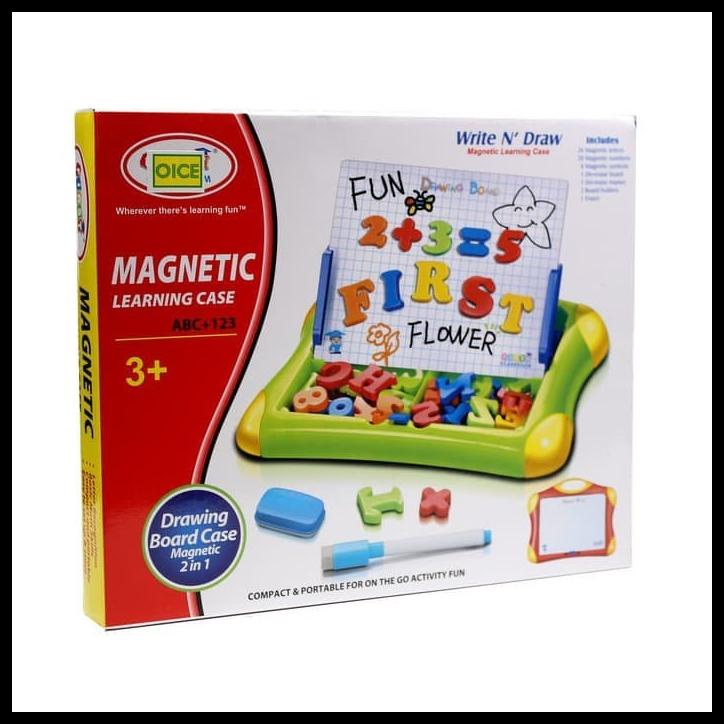 

TERBARUU!! papan tulis magnet magnetic learning board alphabet angka belajar SALE