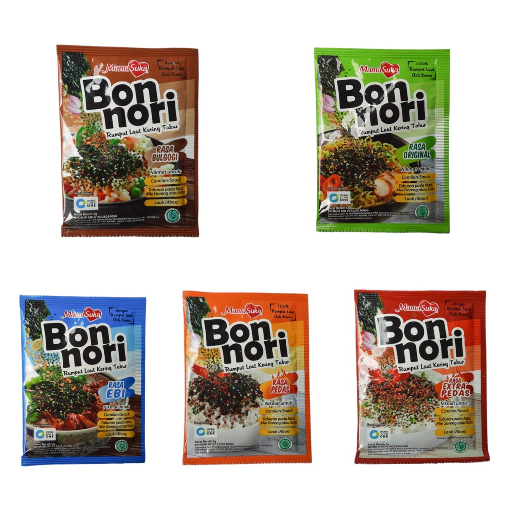 BON NORI MAMASUKA / RUMPUT LAUT TABUR SACHET