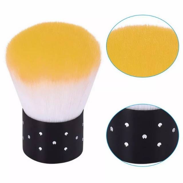 KUAS BRUSH BESAR KABUKI BRUSH DUST BRUSH KUAS DEBU NAILART