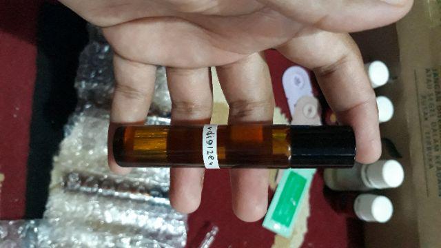 [bayar Di Tempat]10pcs 5ml / 10ml Botol Kaca Roll On Untuk Parfum Essential Oil