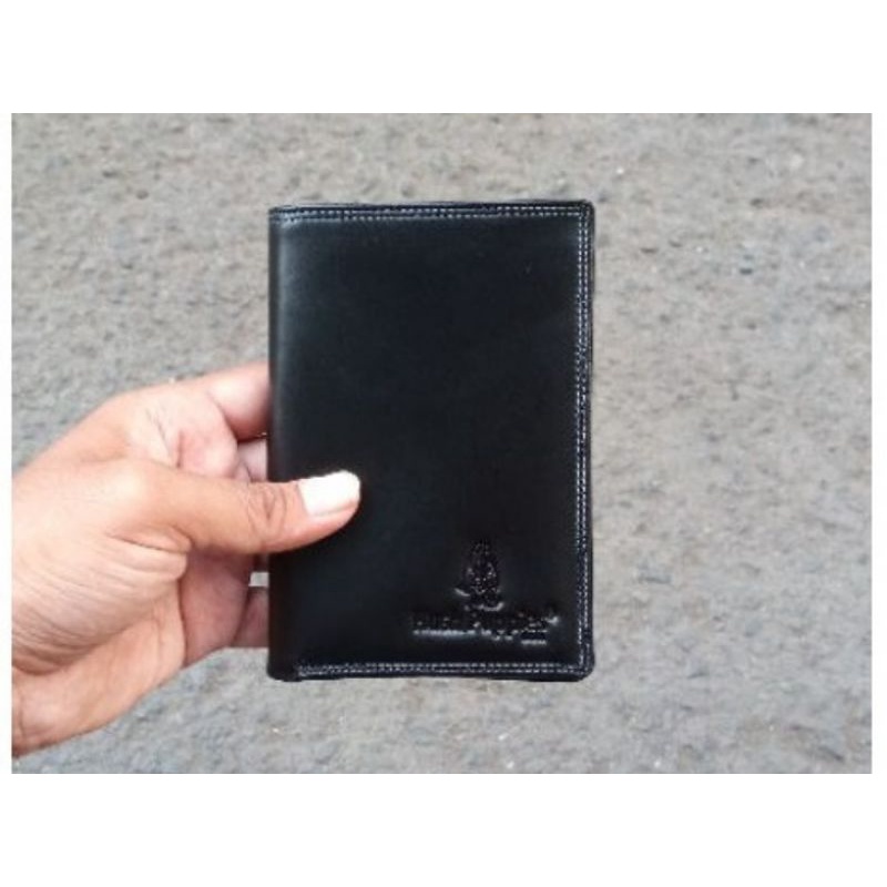 Dompet tanggung semi panjang full up kulit asli pria hush puppies