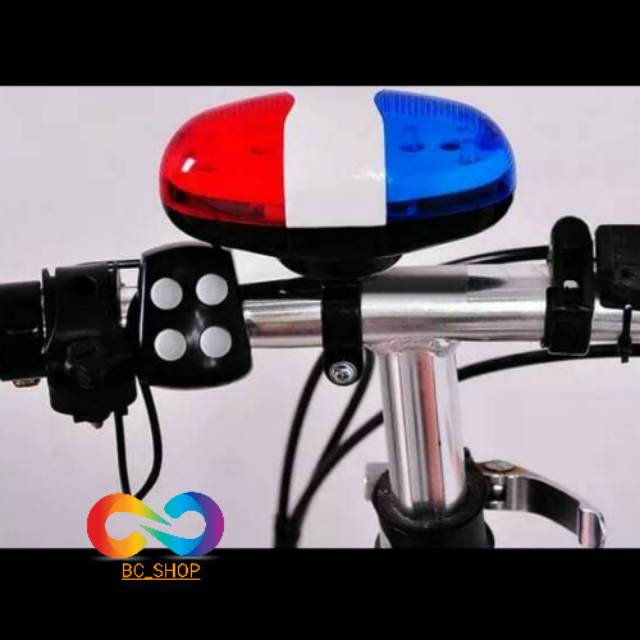 LAMPU SIRINE SEPEDA KLAKSON POLICE  SOUND