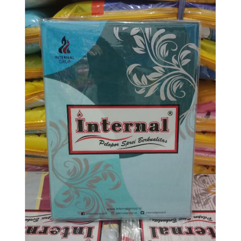 Sprei Internal Queen Ukuran 160x200 cm 3D 3in Kualitas Premium