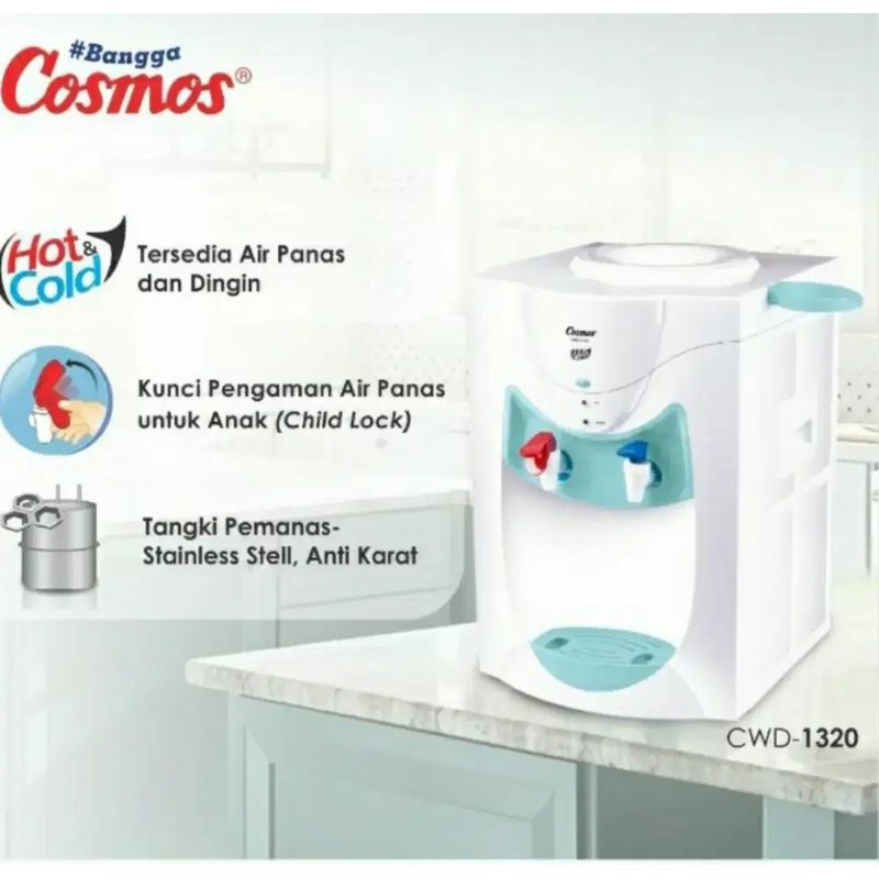 dispenser panas dingin cosmos CWD1320