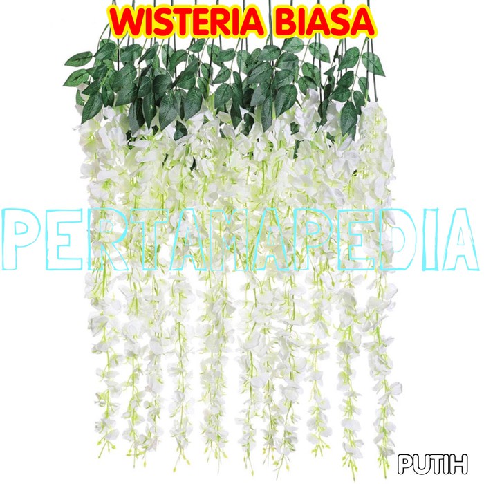 Bunga Wisteria Plastik Bunga Wisteria Palsu Bunga Wisteria Dekorasi Shopee Indonesia