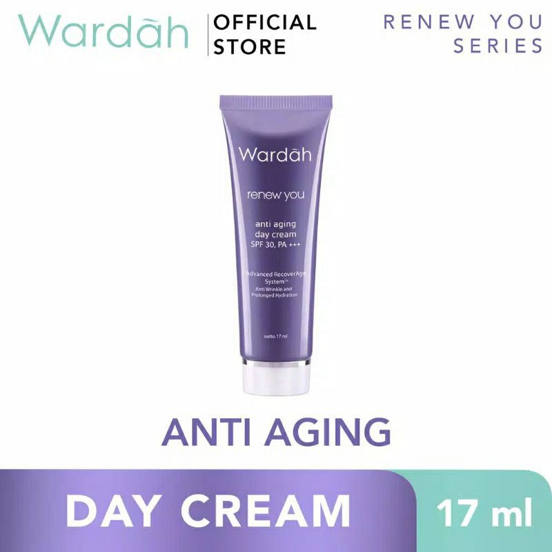 Wardah Renew You Anti Aging Day Cream 17 ml - Day Cream Wardah - Wardah Day Cream