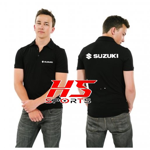 BAJU POLO SUZUKI LOGO DEPAN BELAKANG POLO SHIRT KAOS POLO