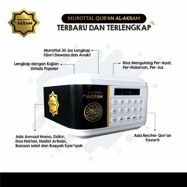 Aghnia Speaker Quran Al-Akram Exclusif
