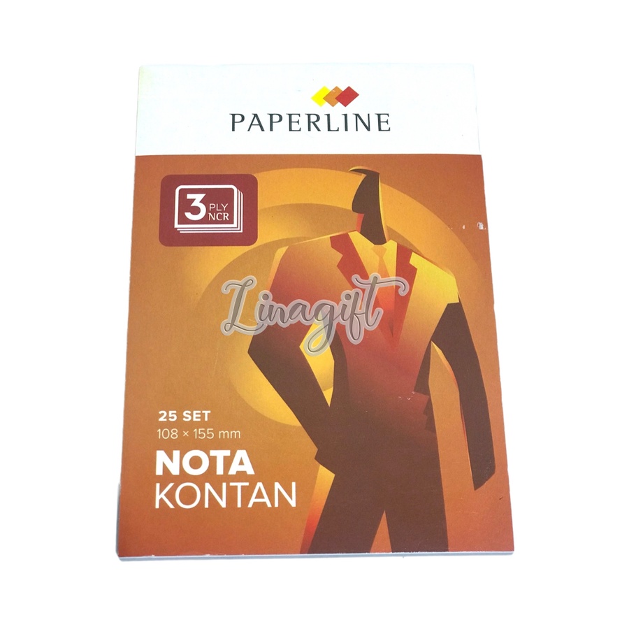 ( 1 Buku - 25 Lembar ) BUKU NOTA KONTAN PAPERLINE KECIL DAN BESAR 1 PLY / 2 PLY / 3 PLY / BUKU PENJUALAN / PEMBELIAN / NOTA RANGKAP