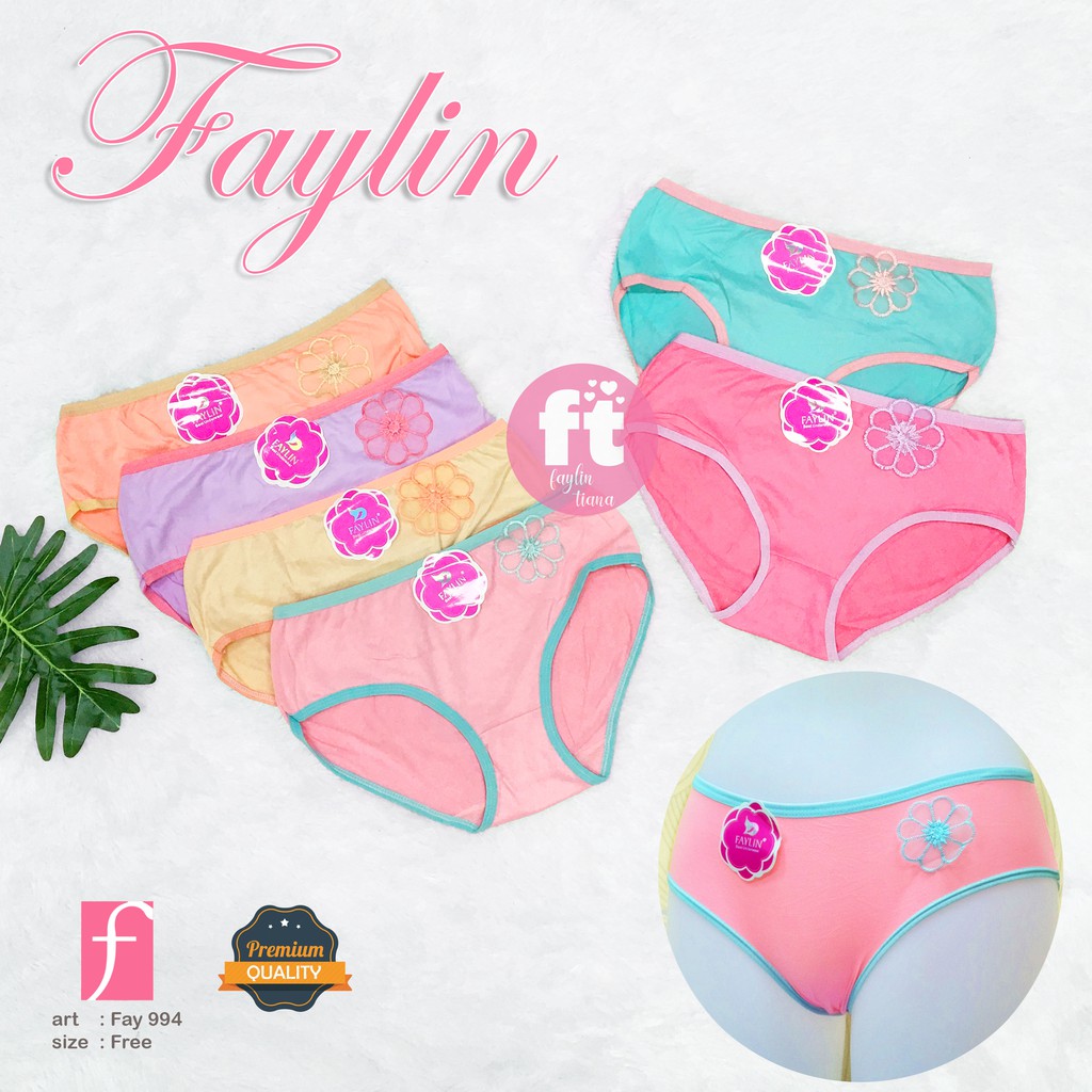 FAYLIN | Celana Dalam Wanita BUNGA / CD Kembang / FLOWER / art Fay 994