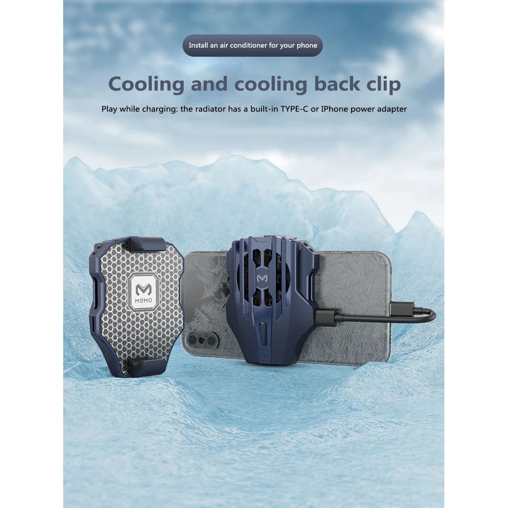 Memo DL02 Cooler HP Gaming Fan Kipas Pendingin HP Cooling DL-02 DL 02