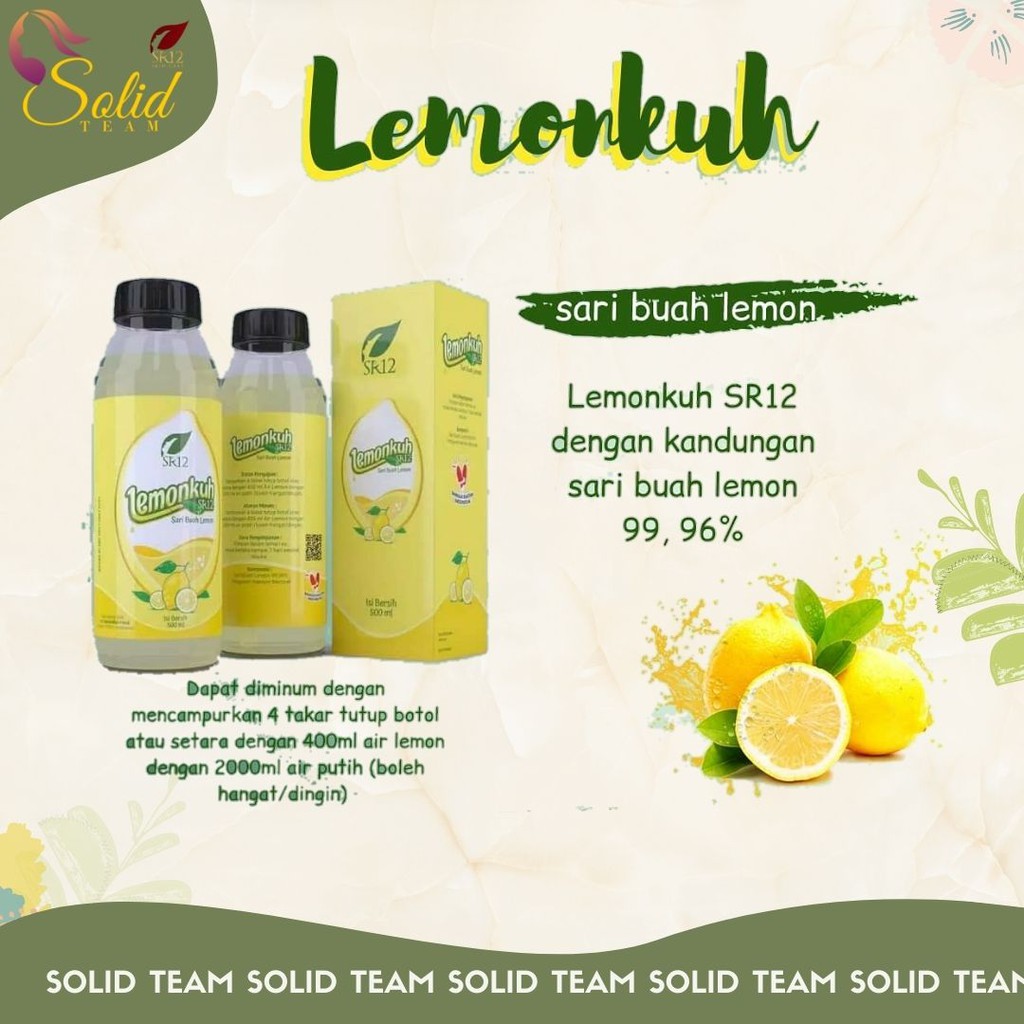 

LEMONKUH SR12/SARI LEMON ALAMI/ DIET AMPUH 250ml dan 500ml