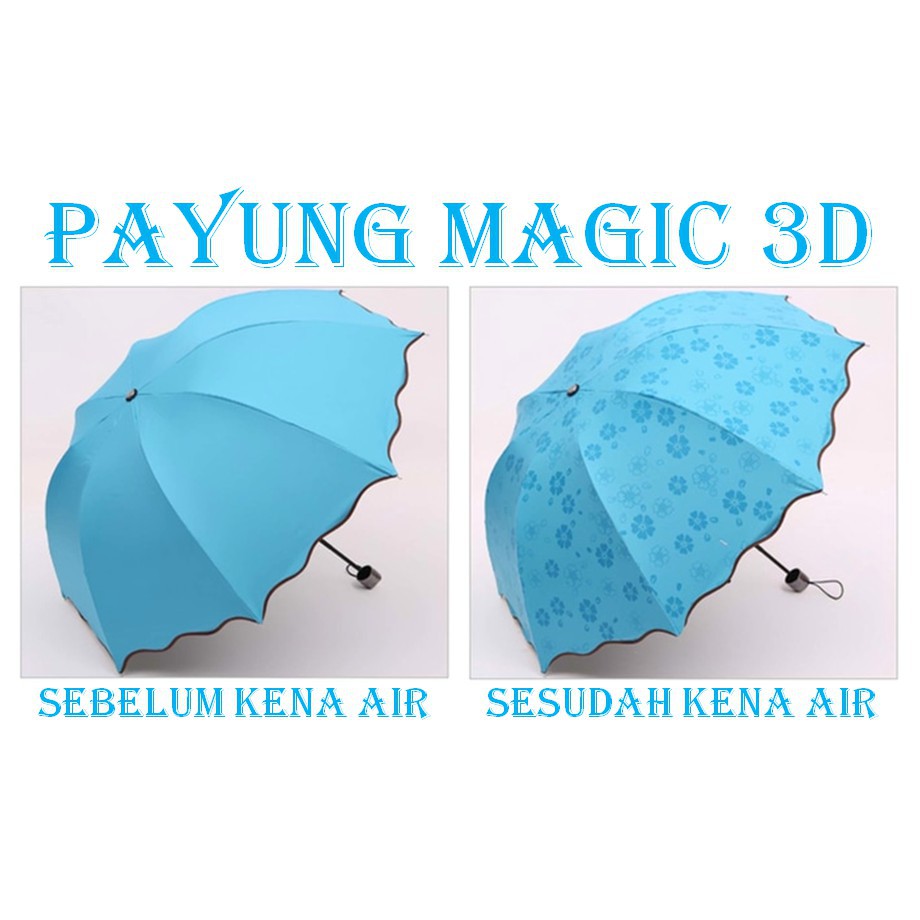 (400GR) SHENAR PAYUNG LIPAT / PAYUNG HUJAN / PAYUNG ANTI UV / PAYUNG BUAH / PAYUNG AJAIB MUNCUL MOTIF JIKA TERKENA AIR / PAYUNG VIRAL