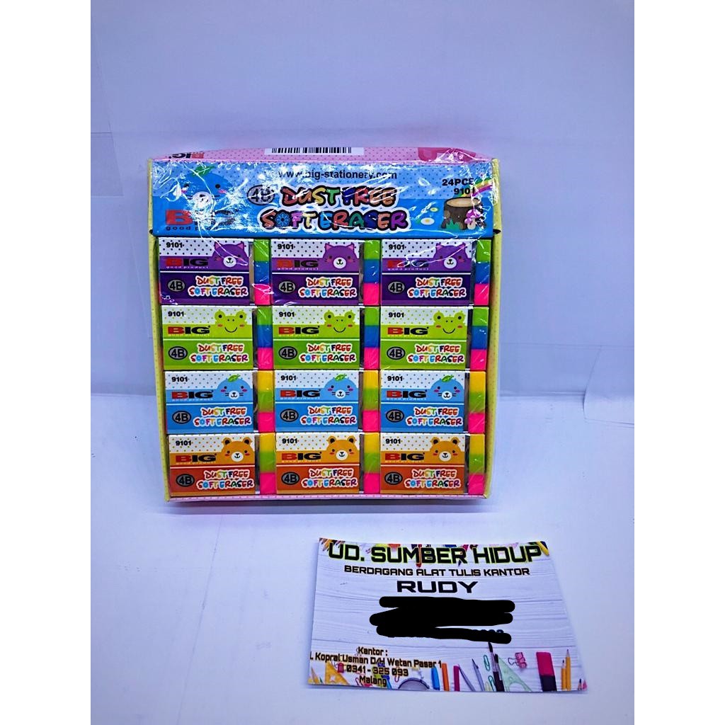 

Penghapus BIG 4B, (9101), Harga 1pak isi 24 pcs